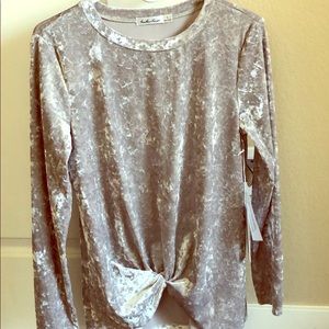 Velvet shirt